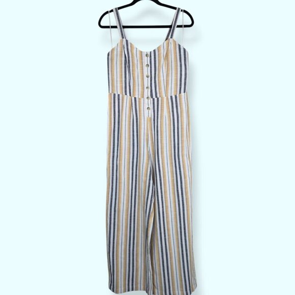 Chances R Yellow Striped Jumpsuit - Picture 4 of 7